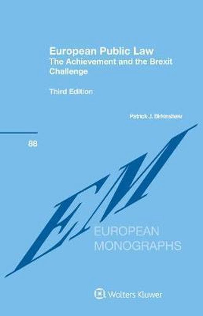 European Public Law 9789041197511 Patrick J. Birkinshaw, Livres, Langue | Anglais, Envoi