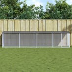 vidaXL Kippenhok met dak 403x98x90 cm gegalvaniseerd staal, Verzenden, Nieuw