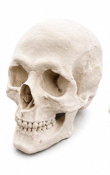 Anatomisch model - Gips - 2010-2020 - Human skull replica