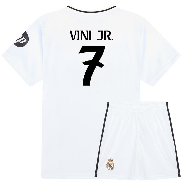 Real Madrid Voetbaltenue Vini JR. Thuis - Kind, Sport en Fitness, Voetbal, Bal, Nieuw, Verzenden