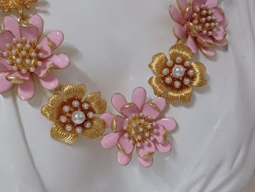 Oscar De La Renta - Verguld - Halsketting
