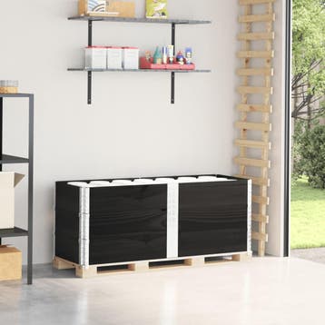 vidaXL Palletopzetranden 3 st 150x50 cm massief grenenhout, Verzenden