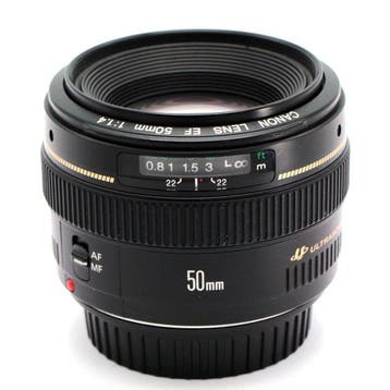 Canon EF 50mm f/1.4 USM - standaard lens, portret lens