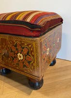 Kelim Poef (neuf) - Tapis - 37 cm - 37 cm, Huis en Inrichting, Nieuw