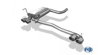 FOX Mercedes CLK type 208 einddemper uitgang rechts/links -, Verzenden, Nieuw