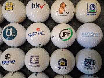 Themacollectie - 100 verschillende bedrukte Golfballen