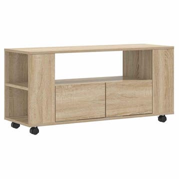 Tv-meubel met wieltjes | Tweede kansje, OP = OP!, Huis en Inrichting, 100 tot 150 cm, Verzenden, Nieuw, Minder dan 100 cm