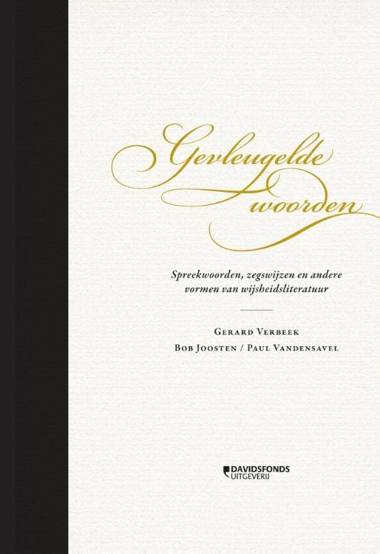 Gevleugelde woorden 9789058269560 Paul Vandensnavel, Boeken, Kookboeken, Gelezen, Verzenden