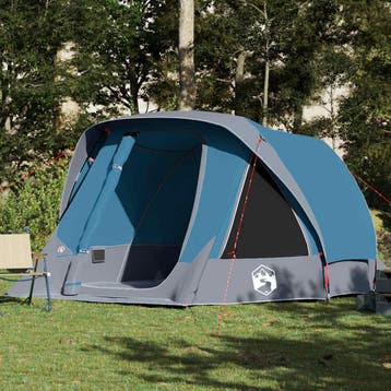vidaXL Gezinstent 6-persoons waterdicht blauw, Verzenden