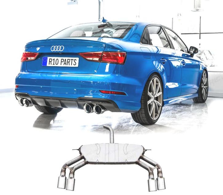 SILENCIEUX DECHAPPEMENT AUDI A3 BERLINE 16-20 LOOK S3, Auto-onderdelen, Uitlaatsystemen, Verzenden
