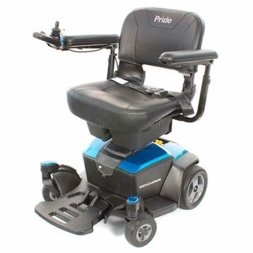 Elektrische Rolstoel Pride Go Chair Saffierblauw (Nieuw), Ophalen of Verzenden, Inklapbaar, Nieuw, Elektrische rolstoel