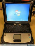 panasonic cf-19 win 7 cf19 toughbook 3gb 1,06ghz gprs touch, Ophalen of Verzenden, Gebruikt