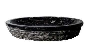 Sanifun Waskom Arlo orthoceras marmer zwart, Nieuw, Overige typen