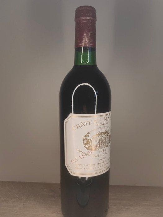 1981 Chateau Margaux - Margaux 1er Grand Cru Classé - 1, Verzamelen, Wijnen