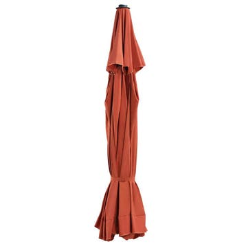 vidaXL Vervangingsdoek voor parasol 500 cm terracottakleurig, Verzenden, Nieuw