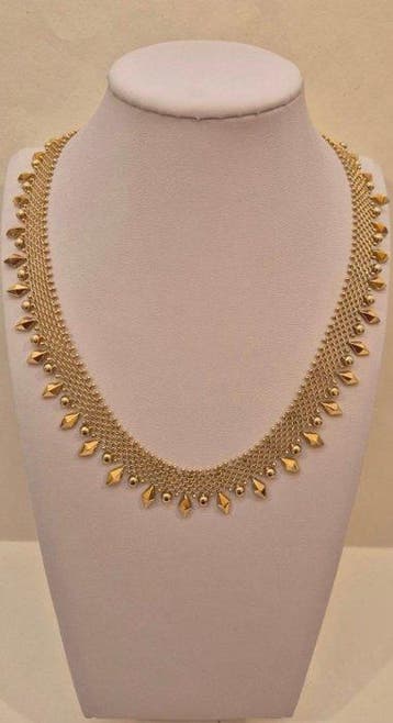 Collier ras du cou - 18 carats Or rose - Italie années 50