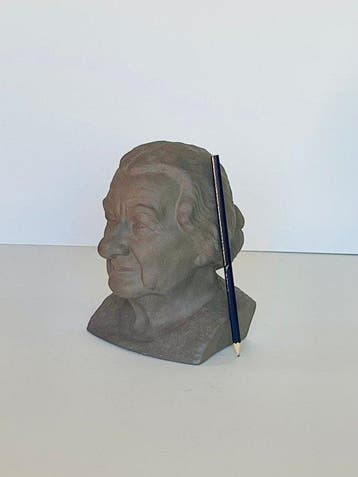 Soholm - Arne Finne - Buste, Golda Meir - 18 cm - Klei -