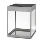Osaka Glossy ST Grey 50cm Cube inclusief Day en Night LED ve, Ophalen of Verzenden, Leeg aquarium