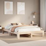 vidaXL Bedframe zonder matras massief grenenhout 140x200 cm, Verzenden, Nieuw