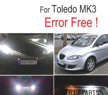 Kit 6 Ampoules Led Intérieur Pour Seat Toledo Mk III Mk 3 5P, Verzenden