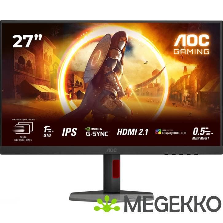 AOC G4 U27G4R 27  160hz 4K / 320hz Full HD Dual Frame Gaming, Computers en Software, Monitoren, Nieuw, Verzenden