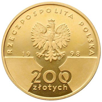 Polen. 200 Zlotych 1998 - John Pauls II Pontificate, Postzegels en Munten