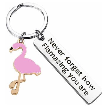 Fako Bijoux - Sleutelhanger Never Forget How Flamazing You, Verzamelen, Verzenden, Nieuw