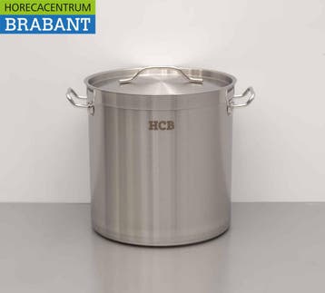 HCB Stainless steel Soup Pan Cooking Pan Induction 30.5 x, Verzenden