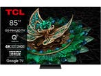 Tcl -   Qd-miniled Google 85 Tv Smart 4k (2024) - Zwart, Verzenden, Nieuw, 100 cm of meer, Overige merken