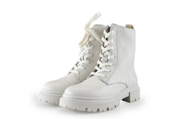 Tommy Hilfiger Veterboots in maat 35 Beige, Verzenden, Beige, Overige typen, Zo goed als nieuw