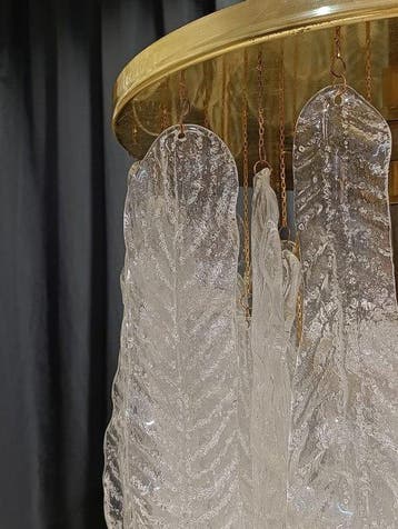 Lustre - Algues - Verre de Murano - 4 lumières