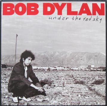 Bob Dylan - Under The Red Sky (LP, 1990), Cd's en Dvd's, Verzenden, Gebruikt