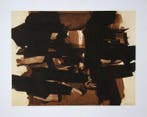 Pierre Soulages (1919-2022) - Peinture sur papier XI, Antiek en Kunst