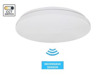 Veiling - 4x 24W CCT 3 kleur Opbouw LED Panelen spatwaterdic