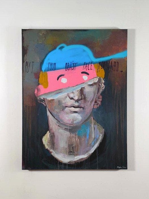 Stefano Massa - Beast, Antiquités & Art, Art | Peinture | Moderne