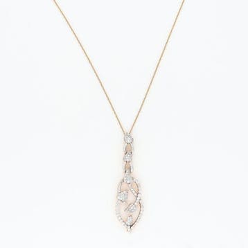 Collier - 18 carats Or jaune Diamant (Naturelle), Nieuw