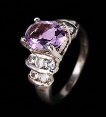 Aquamarijn - Zilver, Het Noorderlicht – Amethist- en