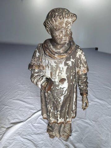Beeld, Ein heiliger Diakon, Apostel oder Märtyrer - 85 cm -