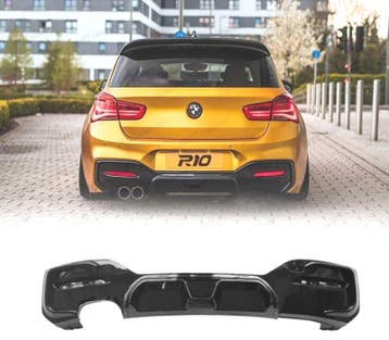 Diffuseur Pour Bmw F20 Lci 15- Look Cs Noir Brillant, Verzenden, Nieuw