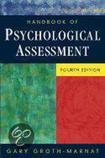 Handbook of Psychological Assessment (Fourth Edition), Verzenden, G Groth-Marnat