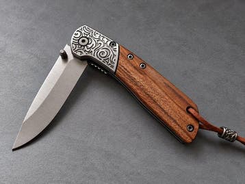 Albainox Albainox – Coltello pieghevole – pregiato Legno
