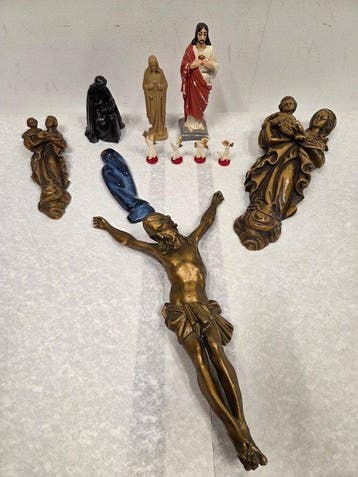 Verzameling van verschillende religieuze items (11) -, Antiek en Kunst