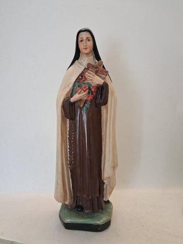 Statue, Sainte Thérèse of Lisieux - 42 cm - Plâtre