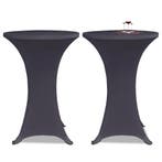 vidaXL Stoelhoes stretch 2st 60 cm antraciet, Tuin en Terras, Verzenden, Nieuw