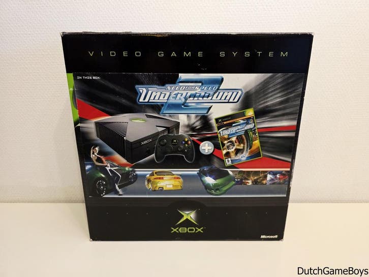 XBOX - Console - Need For Speed Underground 2 - Pack, Games en Spelcomputers, Spelcomputers | Xbox Original, Gebruikt, Verzenden