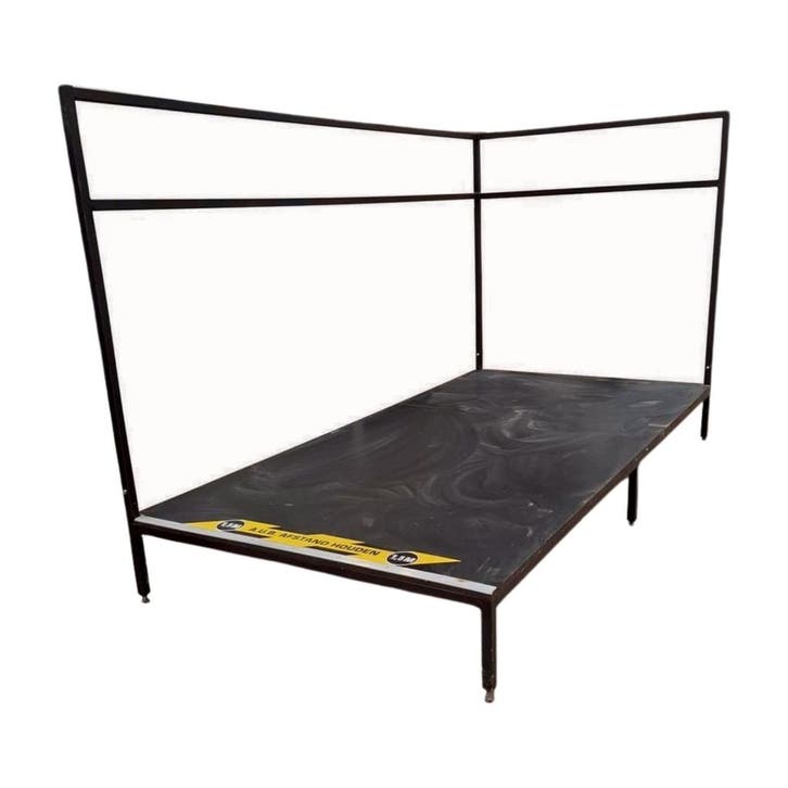 Verhoging/podium 250x126x152cm zwart gebruikt, Zakelijke goederen, Kantoor en Winkelinrichting | Magazijn, Stelling en Opslag