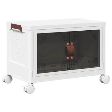 vidaXL Opbergbox stapelbaar met wielen 28 L 48,5x29,5x33 cm, Doe-het-zelf en Bouw, Verzenden, Nieuw