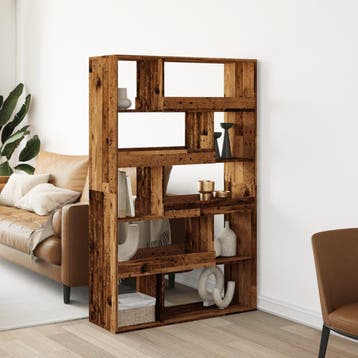 vidaXL Boekenkast 100x33x156,5 cm bewerkt hout oud, Verzenden
