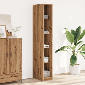 vidaXL Kledingkast 30x50x200 cm bewerkt hout artisanaal, Verzenden, Nieuw