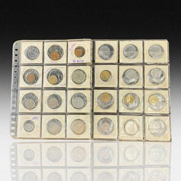 Monde. Lote de 100 Moedas do Mundo, Vários Países,
